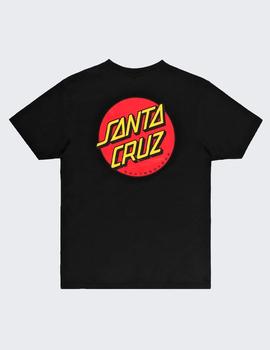 Camiseta SANTA CRUZ CLASSIC DOT CHEST - Negro