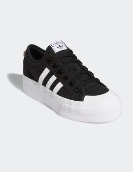 Zapatillas ADIDAS NIZZA PLATFORM - Negro/Blanco