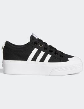 Zapatillas ADIDAS NIZZA PLATFORM - Negro/Blanco