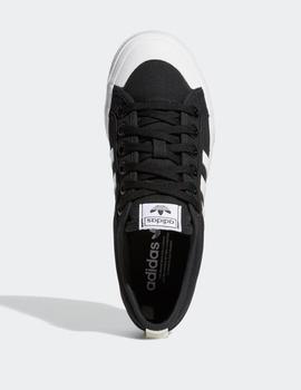 Zapatillas ADIDAS NIZZA PLATFORM - Negro/Blanco