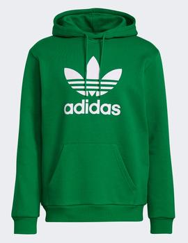 Sudadera ADIDAS con capucha TREFOIL - Verde/Blanco