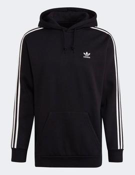 Sudadera ADIDAS con capucha 3-STRIPES - Negro