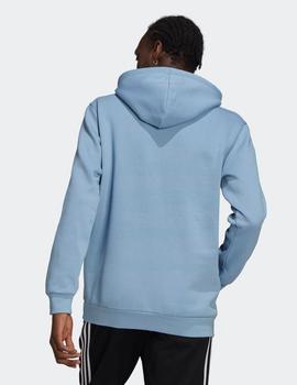 Sudadera ADIDAS con capucha 3-STRIPES - Azul Claro