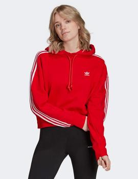 Sudadera ADIDAS con capucha SHORT - Rojo