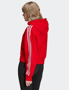 Sudadera ADIDAS con capucha SHORT - Rojo