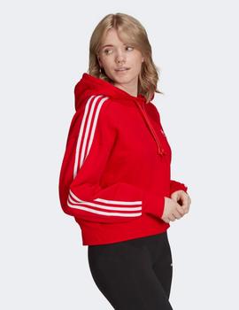 Sudadera ADIDAS con capucha SHORT - Rojo