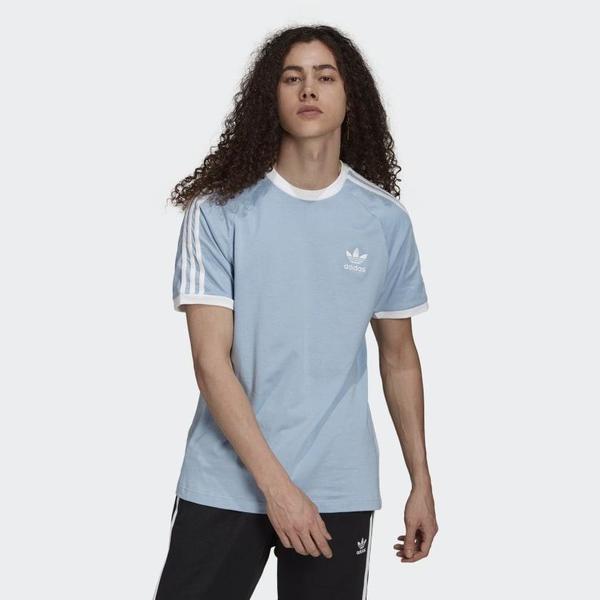 Camiseta adidas originals clearance 3 stripes azul