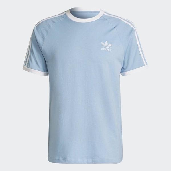 camiseta adidas azul claro