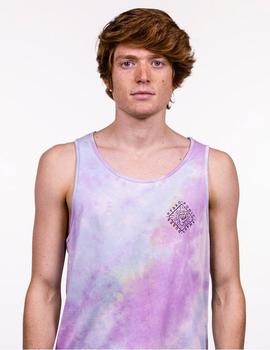 Camiseta Tirantes SHAKA DUDES - Tie Dye Blue Viole