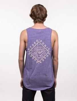 Camiseta HYDROPONIC de tirantes SHAKA DUDES - Heather Blue