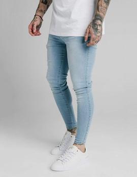 Pantalón SIKSILK SKINNY DENIM - Light Blue