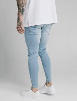 Pantalón SIKSILK SKINNY DENIM - Light Blue