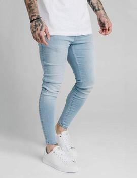Pantalón SIKSILK SKINNY DENIM - Light Blue