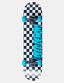 Skate Completo SPEED DEMONS CHECKERS 7.25' - Checkers Blue