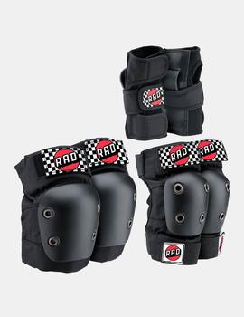 Set Protección RAD Skate Pads 3 Pack -  Negro