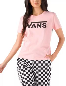 Camiseta WM FLYING V CREW  - Powder Pink