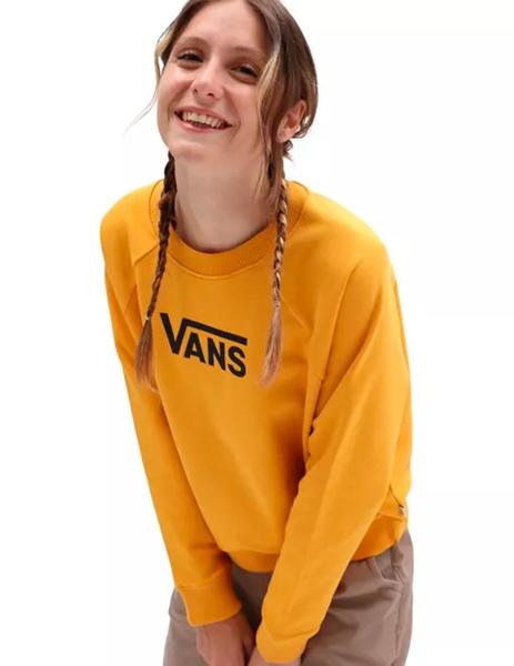 Sudadera VANS Crew WM FLYING V FT BOXY Golden Glow