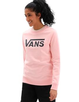 Sudadera VANS Crew WM CLASSIC V  - Powder Pink