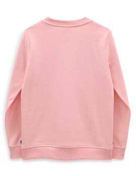 Sudadera VANS Crew WM CLASSIC V  - Powder Pink