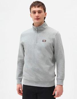 Sudadera OAKPORT QUARTER ZIP - Grey Melange