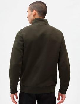 Sudadera DICKIES OAKPORT QUARTER ZIP  - Olive Green