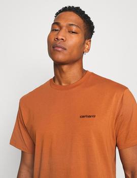 Camiseta CARHARTT SCRIPT - Rum / Black