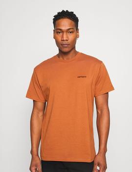 Camiseta CARHARTT SCRIPT - Rum / Black