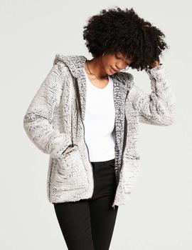 Forro Polar VOLCOM  WM LIL PHUZ UP - Light Grey