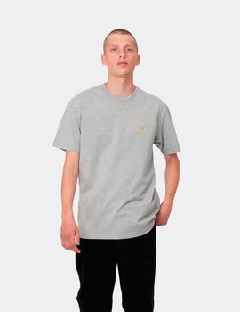 Camiseta CHASE - Grey Heather/Gold
