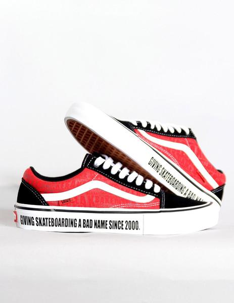 Zapatillas OLD SKOOL PRO BAKER WHITE RED