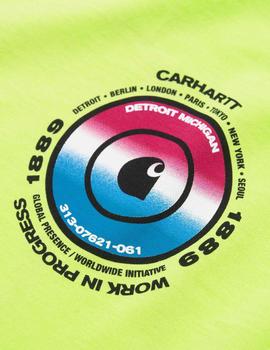 Camiseta Carhartt WORLDWIDE - Lime