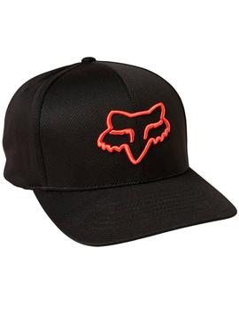 Gorra FOX LITHOTYPE FLEXFIT 2.0 - Black/Red