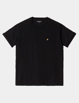 Camiseta W' S/S CHASE - Black / Gold