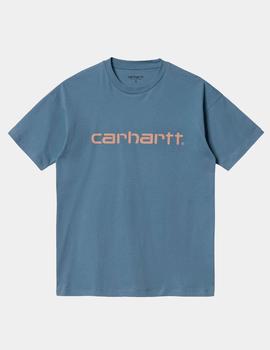 Camiseta CARHARTT W' SCRIPT - Icesheet / Sediment