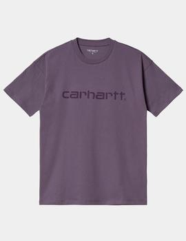 Camiseta CARHARTT W' SCRIPT - Provence / Dark Iris