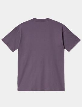 Camiseta CARHARTT W' SCRIPT - Provence / Dark Iris