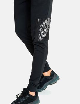 Pantalón MESH OVERLAY SKINNY - Black