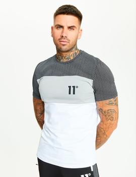 Camiseta CUT&SEW MUSCLE FIT - White / Silver / Bla