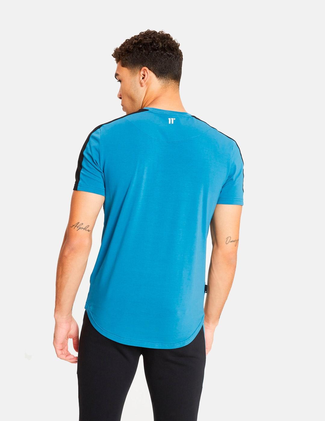 Camiseta CONTRAST DETAIL MUSCLE FIT - Midnight Blu