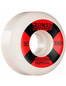 Ruedas BONES 100'S V5 52MM 100A - OGF White (4 ruedas)