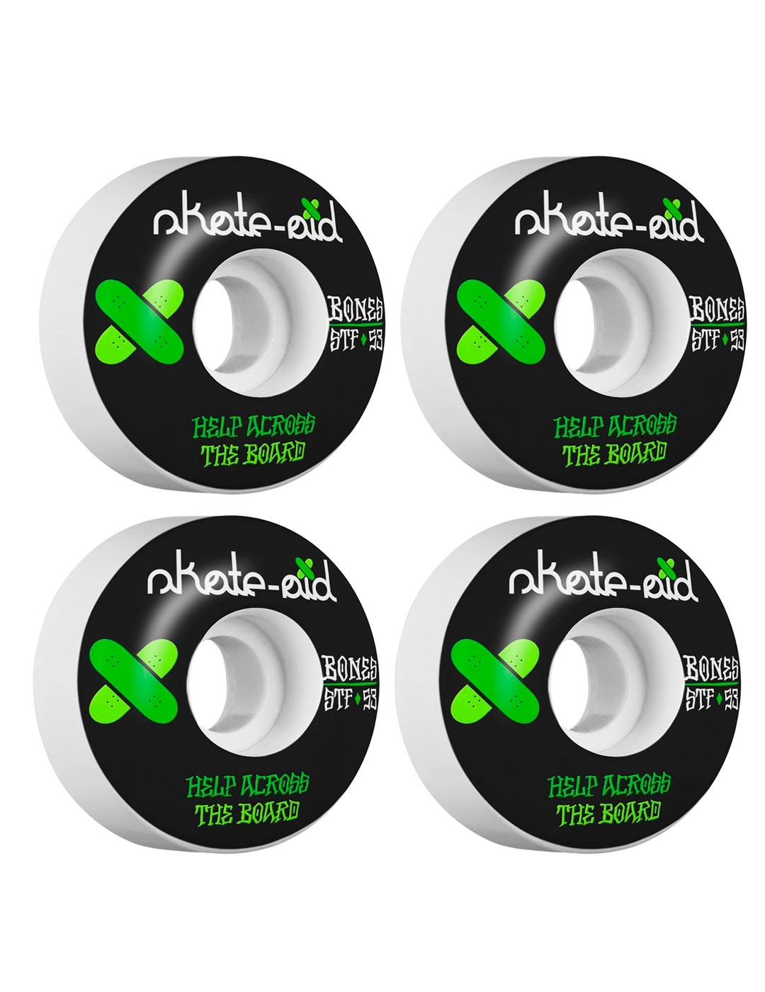 Ruedas BONES SKATE-AID 2 V1 53MM 103A (4 ruedas)