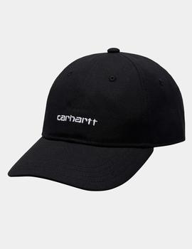 Gorra Carhartt WIP CANVAS SCRIPT - Black / White