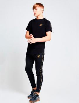 Camiseta Illusive London RAGLAN TAPED - Black