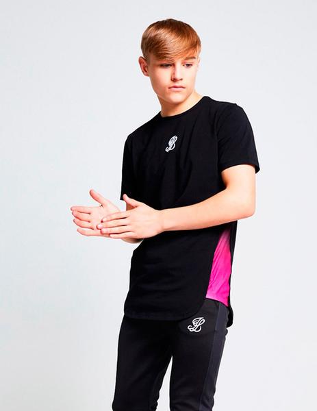 Camiseta ILLUSIVE LONDON SLIDE Black Pink