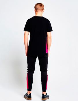 Camiseta ILLUSIVE LONDON SLIDE - Black/Pink