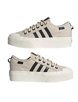 Zapatillas ADIDAS NIZZA PLATFORM - Beige/Negro