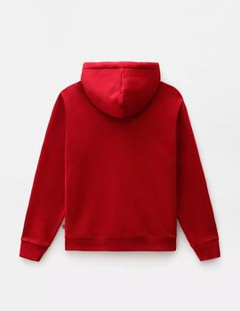 Sudadera DICKES capucha ICON LOGO HDD - Biking Red
