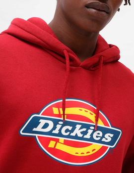 Sudadera DICKES capucha ICON LOGO HDD - Biking Red
