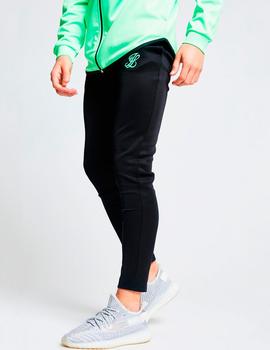 Pantalón Chandal Illusive London ATHLETE - Black/Neon Green