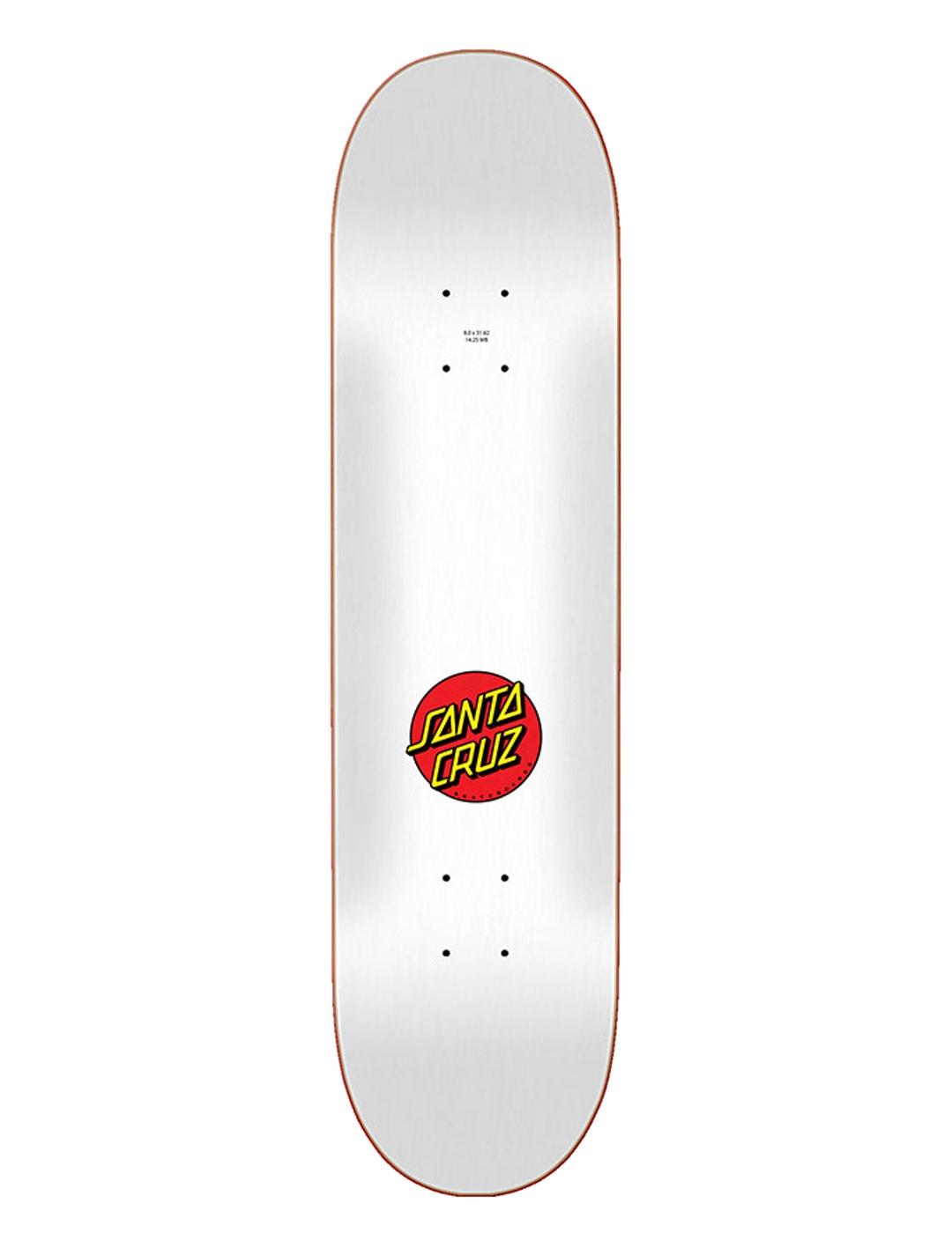 Tabla Skate CLASSIC DOT 8.00' x 31.62'  - Blanco